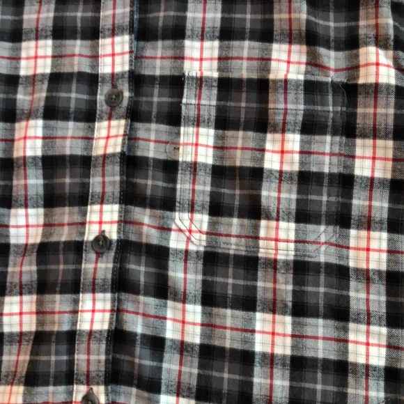 Eddie Bauer Stine's Favorite Flannel Cotton Hoodie Shirt Jacket with 3 Pockets M - Picture 8 of 12